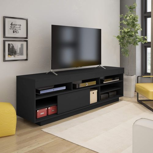 Rack Para Tv Até 60 Polegadas Artely Treviso Cor Preto