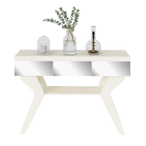 Aparador Com Espelho Artely Houston Cor Off White