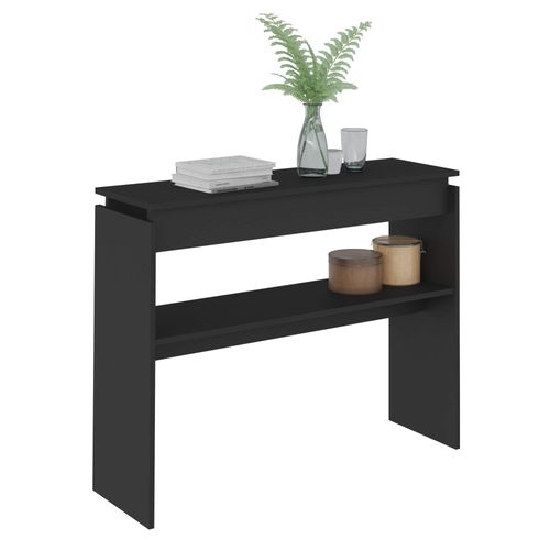 Aparador Com 1 Prateleira Artely Creta Cor Preto