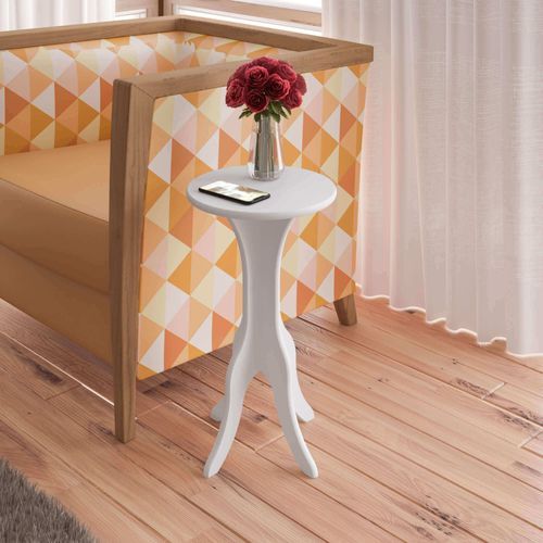 Mesa Lateral De Apoio Artely Kin Cor Branco