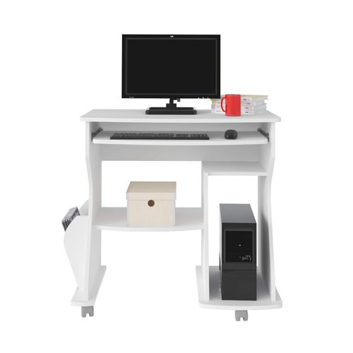 Mesa para Computador Com Porta CPU Artely 160 Cor Branco