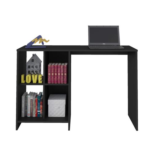 Mesa para Notebook Com 4 Nichos Artely Matrix Cor Preto