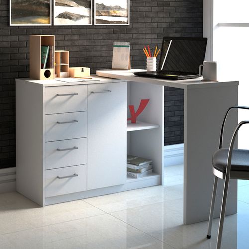 Mesa Artany Logan 1100 Cor Branca