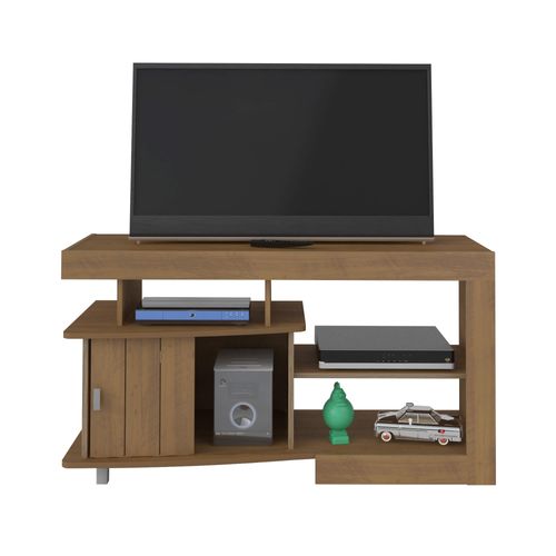 Rack Com 1 Porta Deslizante e 3 Artely Royal Cor Pinho