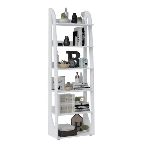 Estante Com 6 Prateleiras Artely Floripa Cor Branco