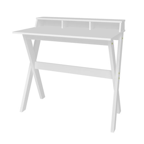 Escrivaninha Com 3 Nichos Artany Italia Cor Branca