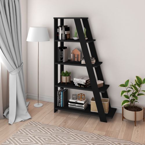 Estante Com 5 Prateleiras Artany Star Cor Preto