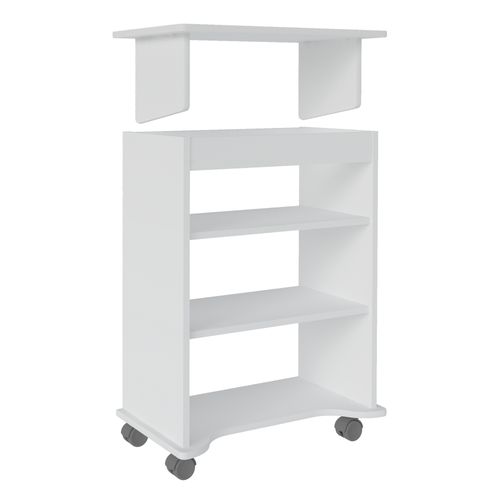 Mesa para notebook Tampo Portátil Artely Cor Branco