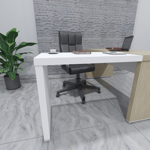 Mesa Apoio e Extensão para Escritorio Artany Tamburato 890 Cor Branco