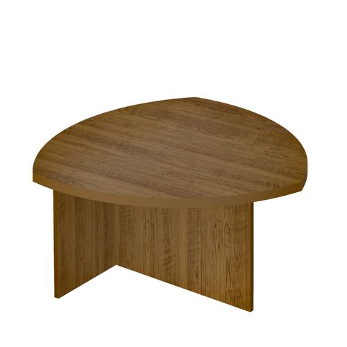 Mesa De Centro Triangular Artely Delta Cor Pinho