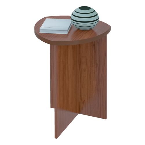 Mesa Lateral e De Apoio Artely Delta Cor Cedro