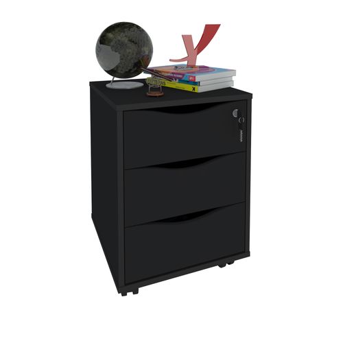 Gaveteiro Artany Face Cor Preto