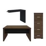 Conjunto-Mesa-1600-e-Mesa-de-Apoio-890-e-Arquivo-Tamburato-Charuto-Com-Preto