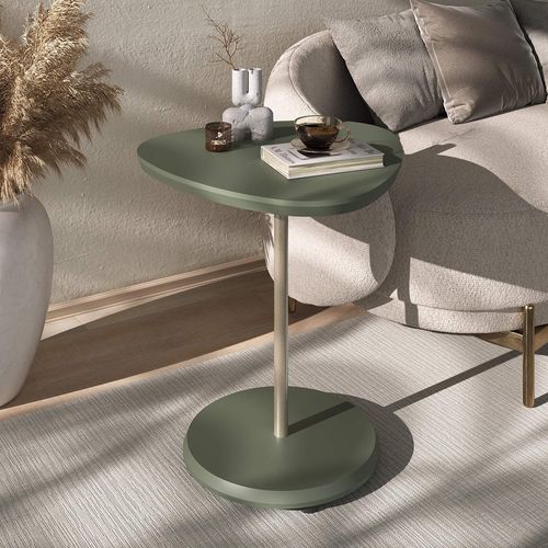 Mesa De Apoio Lateral MDF Bel Artely Cor Menta