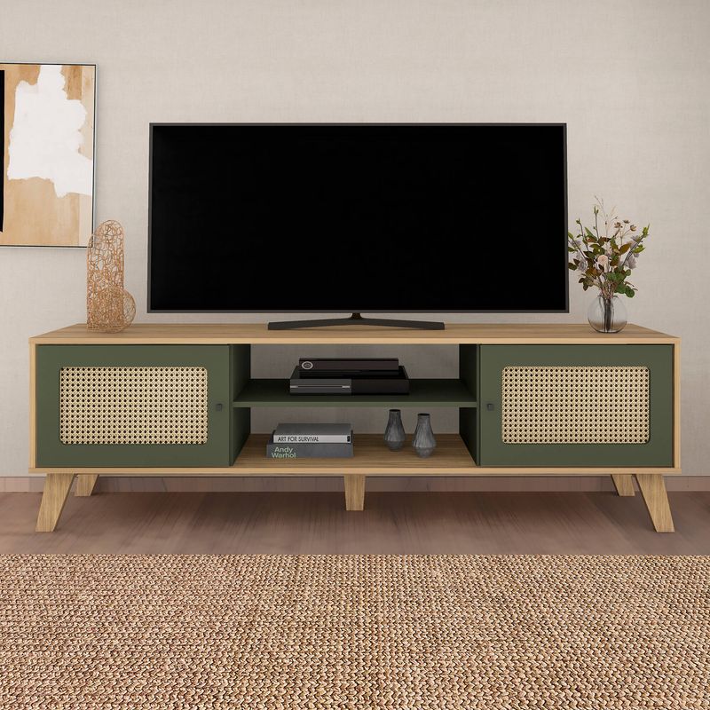Rack-2-Portas-1-Prateleira-Artely-Charlotte-Cor-Carvalho-Com-Menta