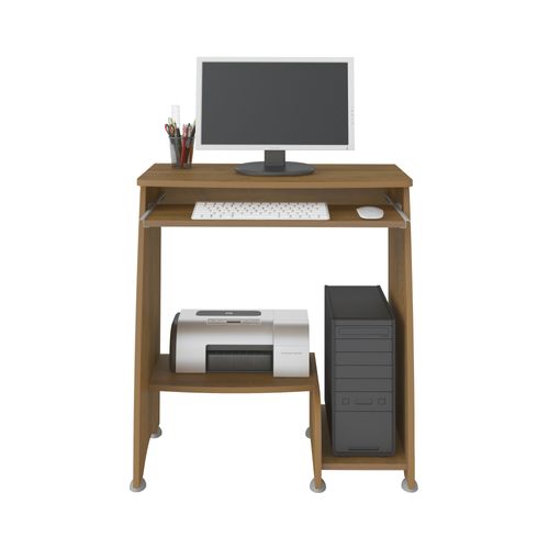 Mesa para Computador Com Porta CPU e Espaço para Teclado Artely Pixel Cor Pinho