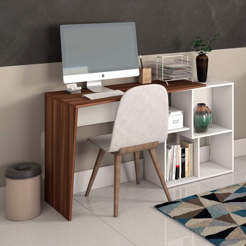 Escrivaninha Urban II Ipê Com Branco