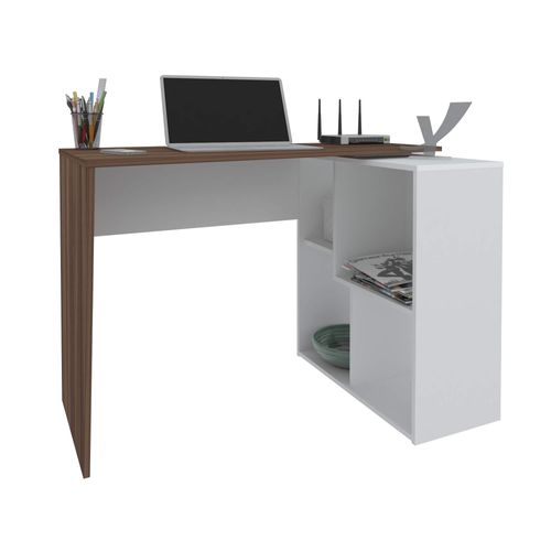 Escrivaninha Urban II Ipê Com Branco
