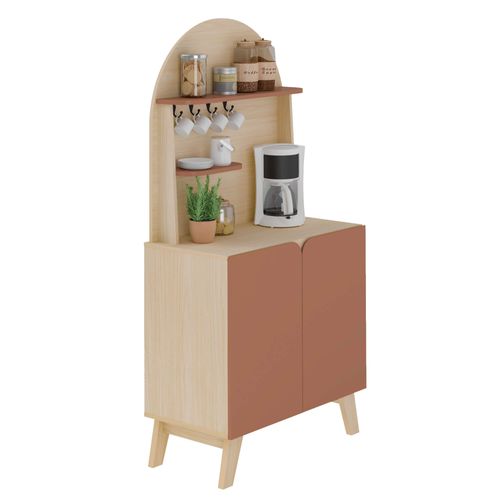 Cantinho do Café Artely Viena Cor Naturale com Terracota