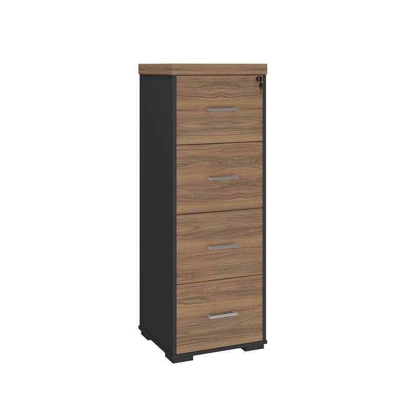 Arquivo Tamburato 4 Gavetas Nogal com Preto FI pg -2-