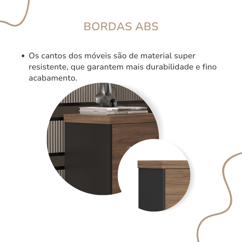 Detalhes Arquivo Tamburato Nogal com Preto  -1-