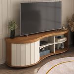 Ambiente Rack Magnum Cinamomo com Off White - porta off white -1-