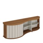 Rack Magnum Cinamomo.Off White - -5- F.I. Sem Decoracao