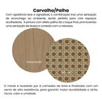Texto cores Carvalho + Palha